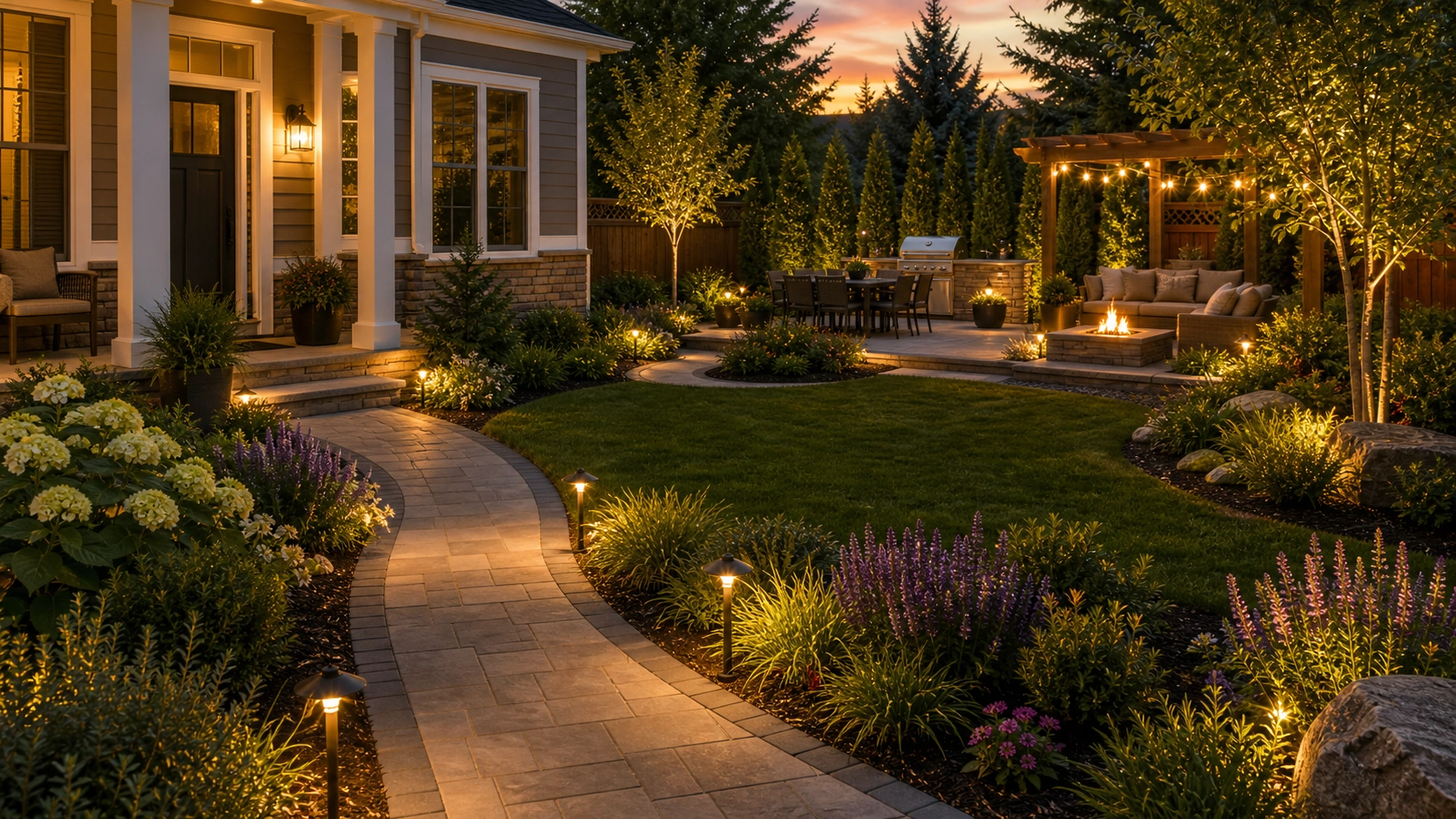 Landscaping Ideas lighting idea