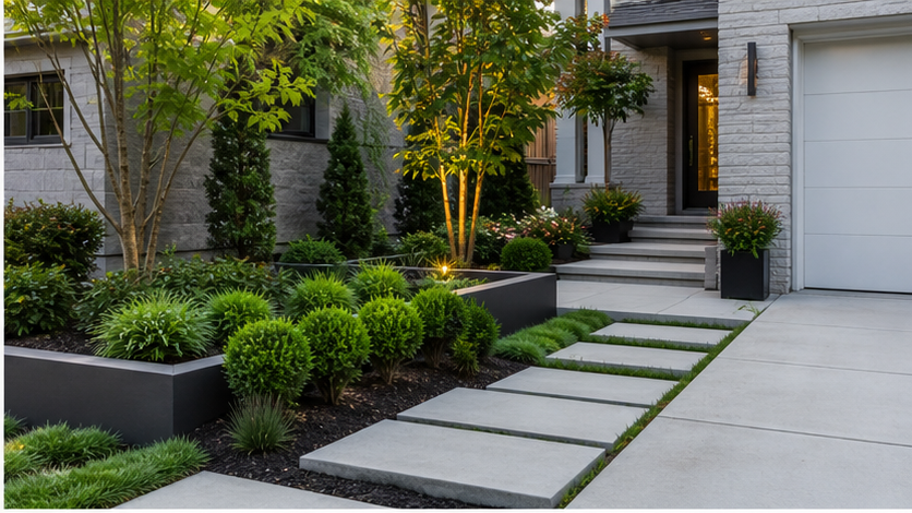 Landscaping Ideas with modern lines