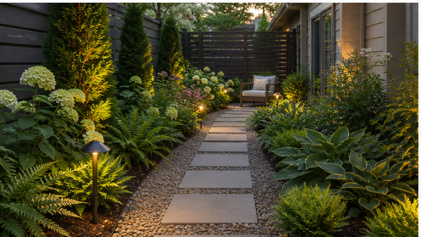 Landscaping Ideas with small-space angle