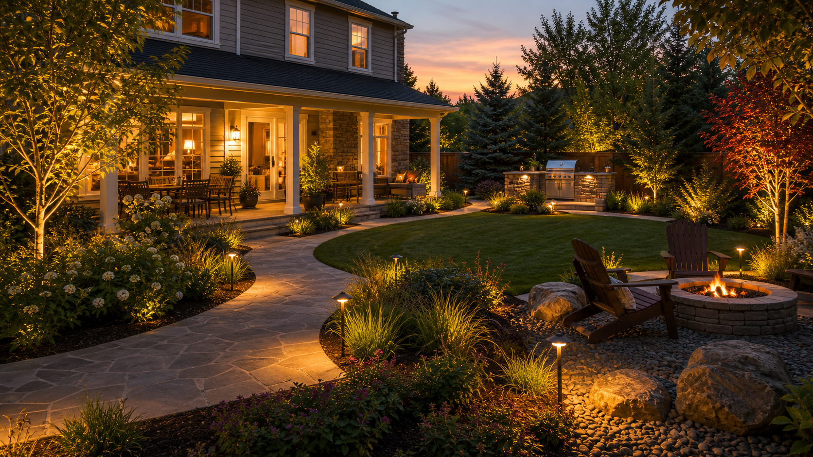 Landscaping Ideas lighting idea