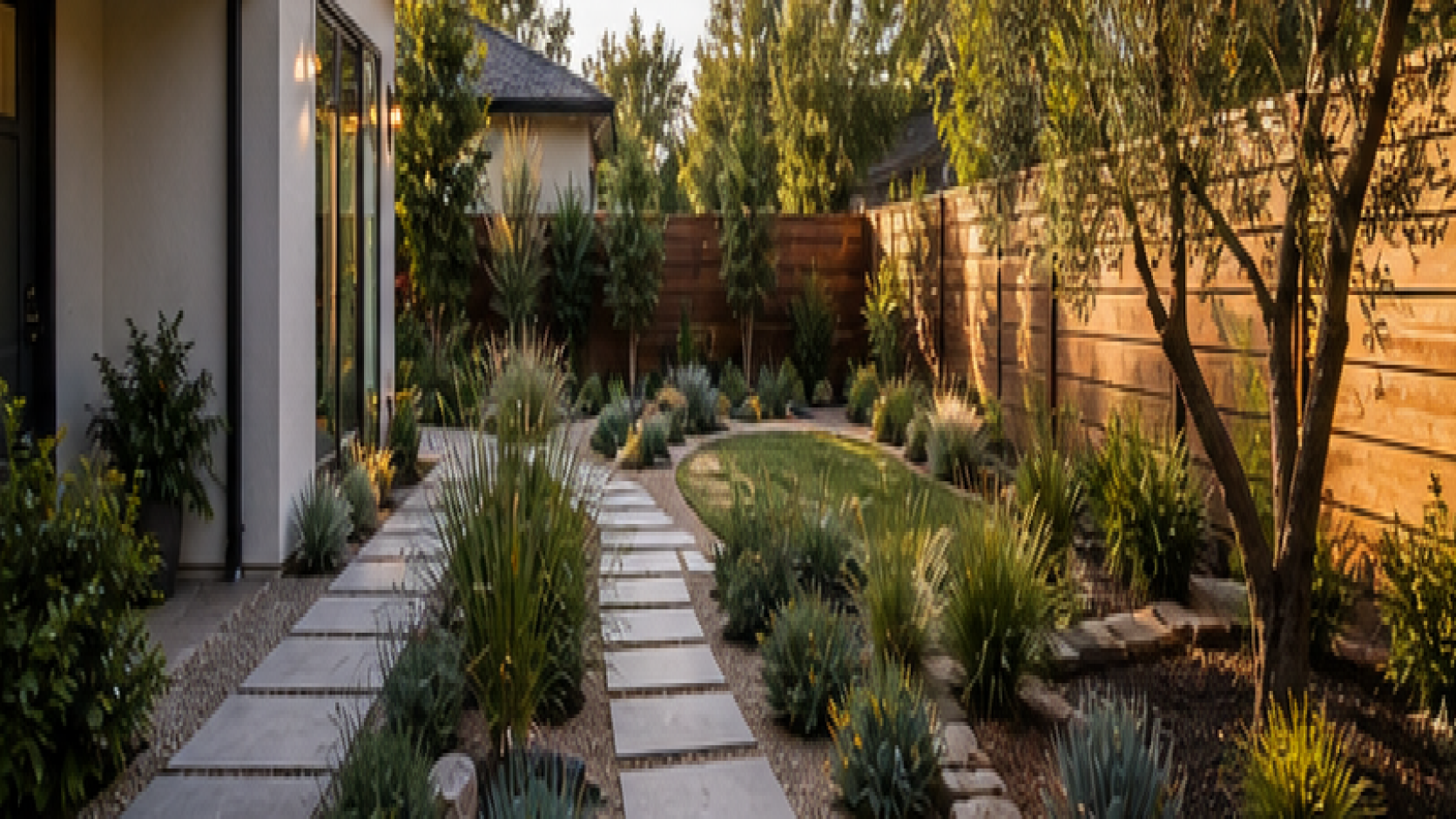 Low Maintenance Backyard Landscaping Ideas in a real yard