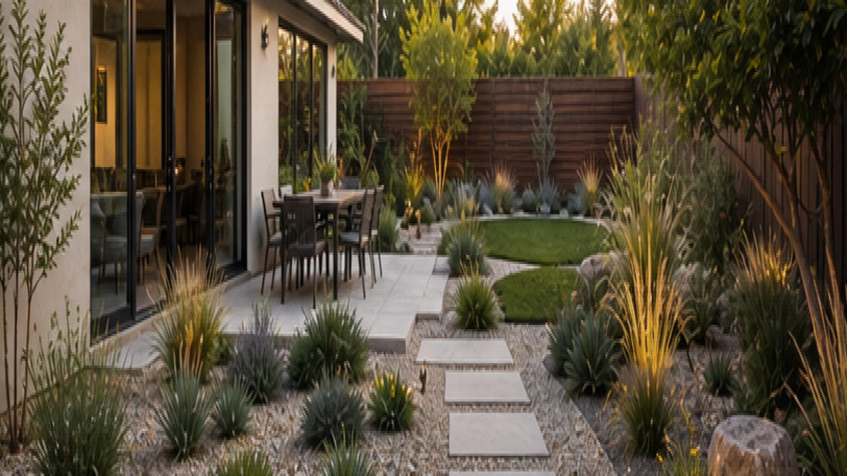 Low Maintenance Backyard Landscaping Ideas layout idea