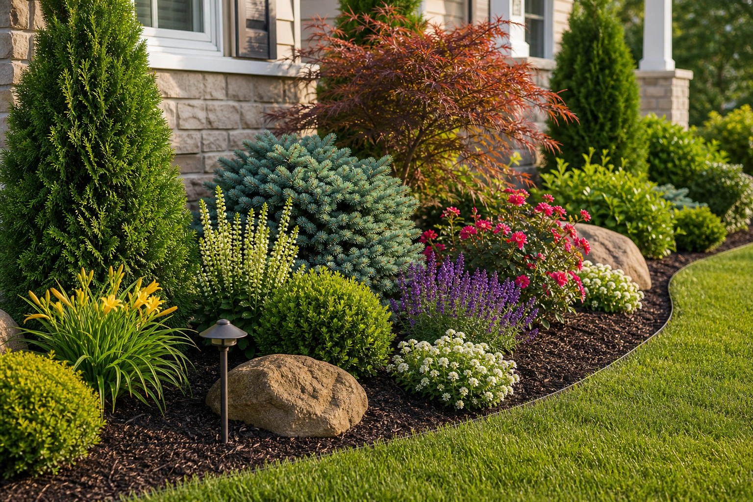 Low Maintenance Flower Bed Ideas overview
