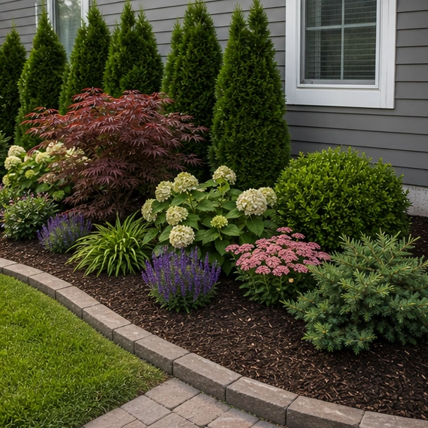 Low Maintenance Flower Bed Ideas layout idea