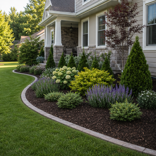 Low Maintenance Flower Bed Ideas second view
