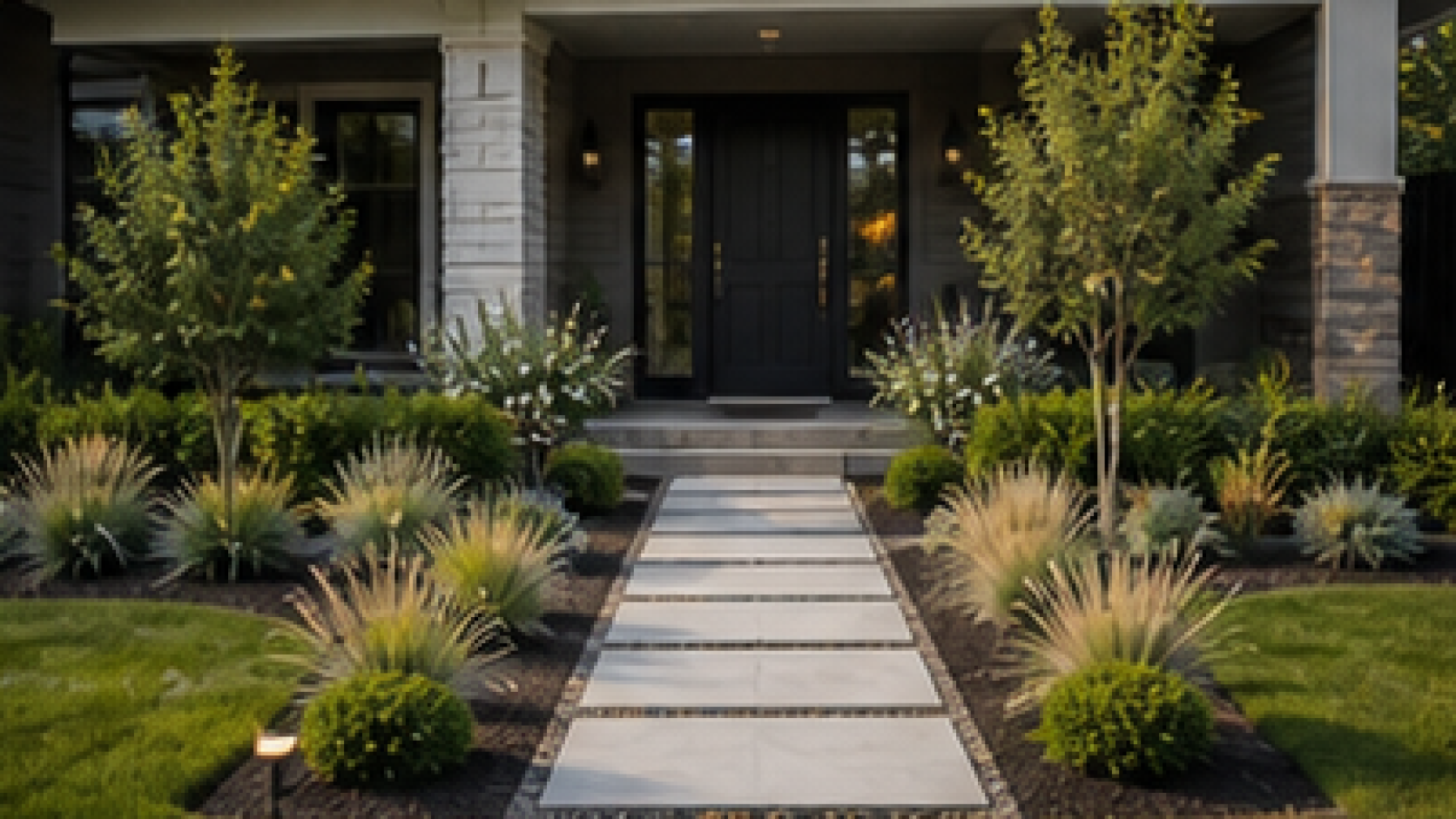 Low Maintenance Front Yard Landscaping Ideas layout idea