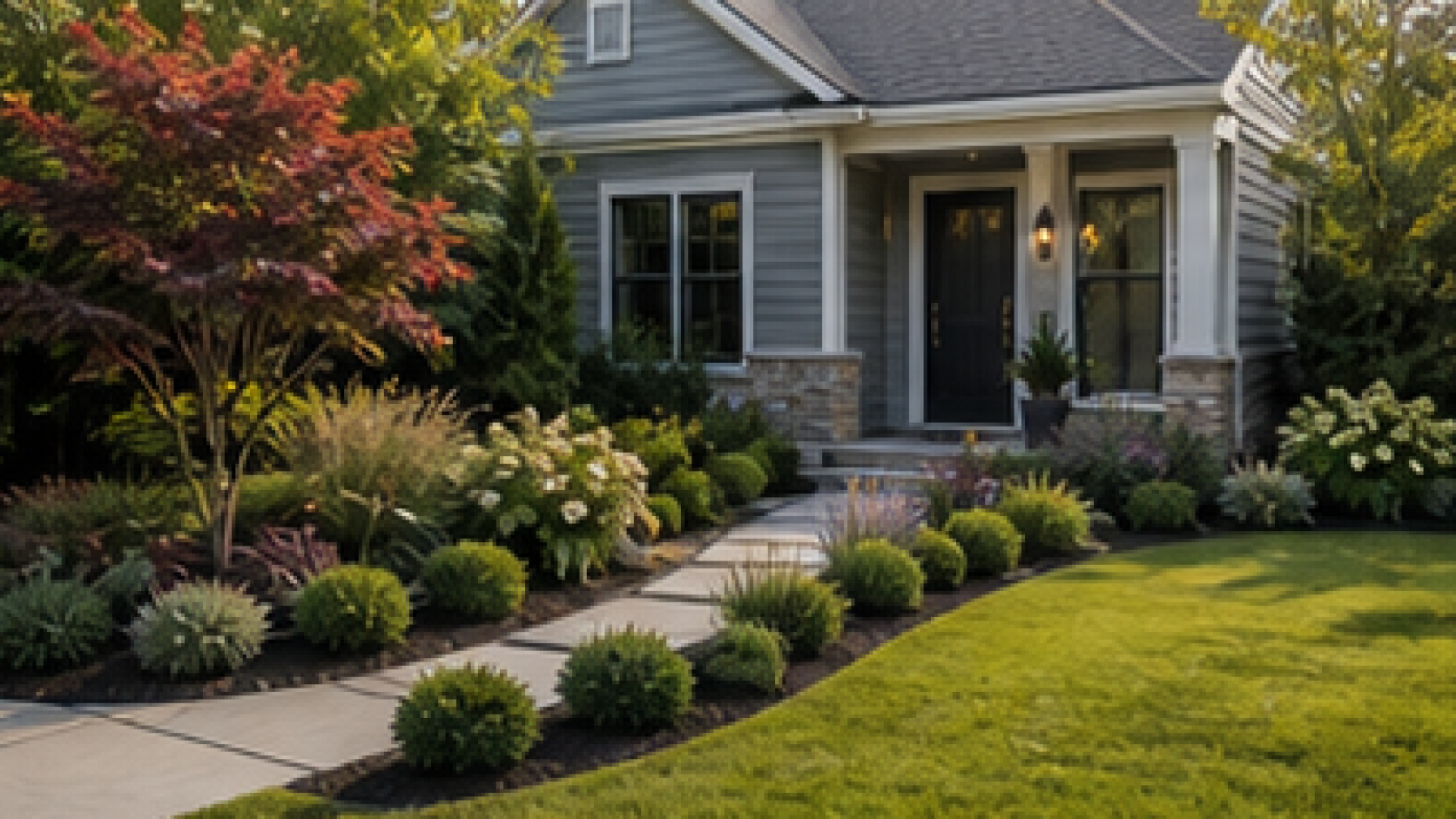Low Maintenance Front Yard Landscaping Ideas second view