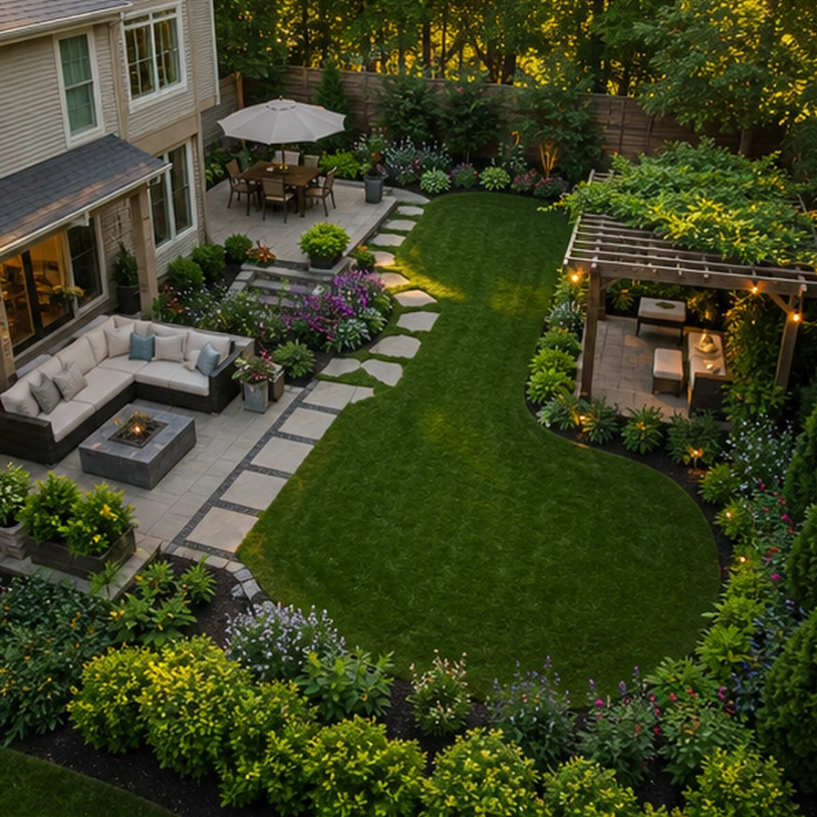 Low Maintenance Landscaping Ideas in a real setting