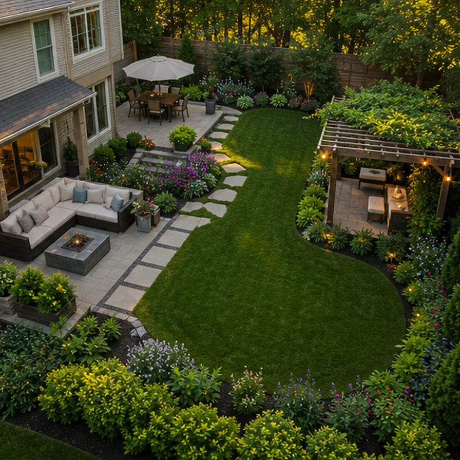 Low Maintenance Landscaping Ideas in a real setting