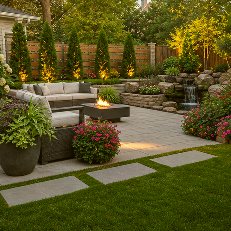 Low Maintenance Landscaping Ideas lighting idea