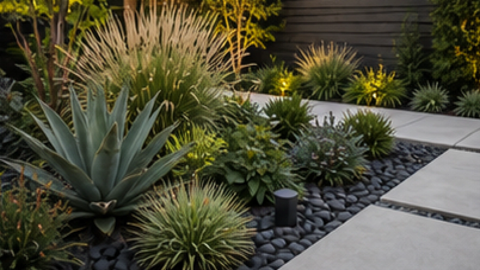 Modern Backyard Landscaping Ideas planting and material detail