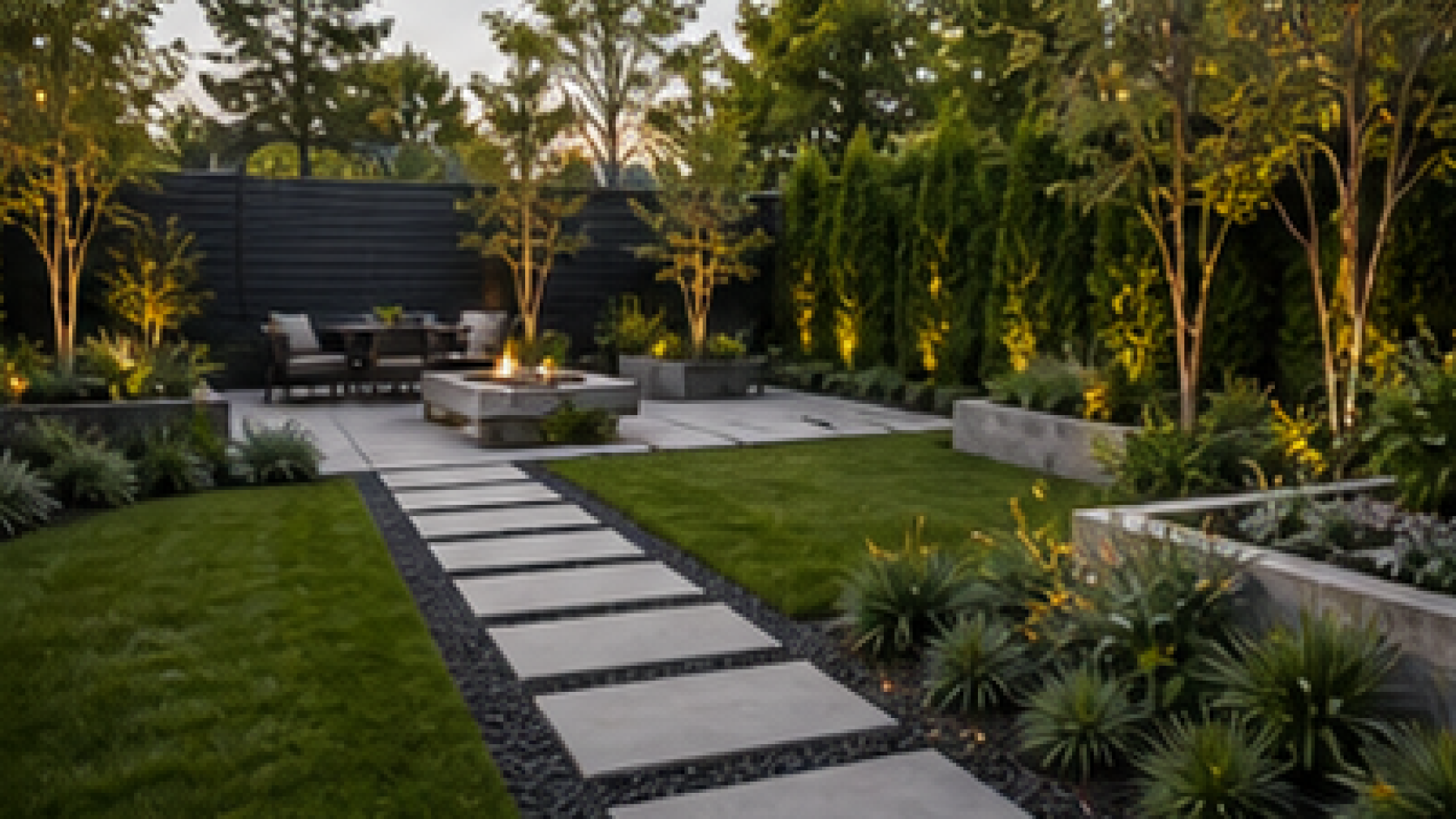 Modern Backyard Landscaping Ideas layout idea
