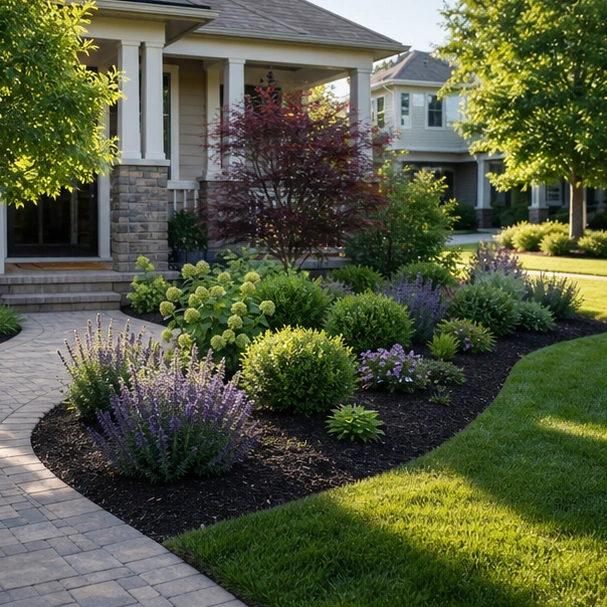 Mulch Landscaping Ideas with second view