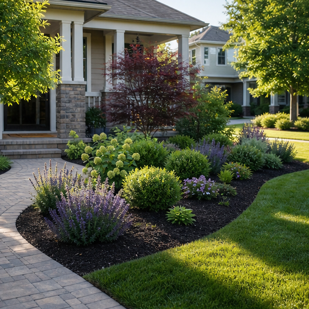 Mulch Landscaping Ideas with second view
