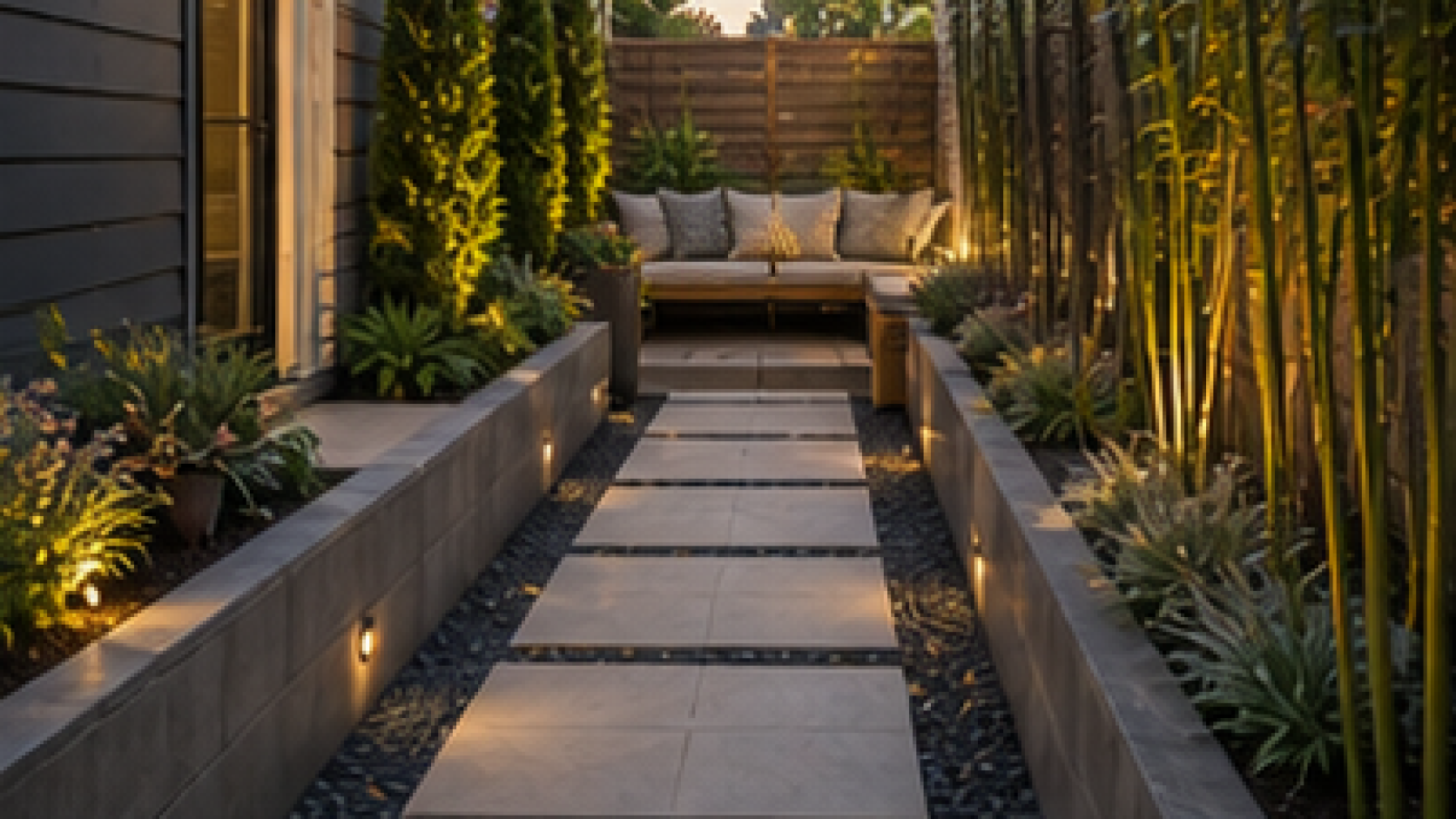 Narrow Backyard Landscaping Ideas alternate style