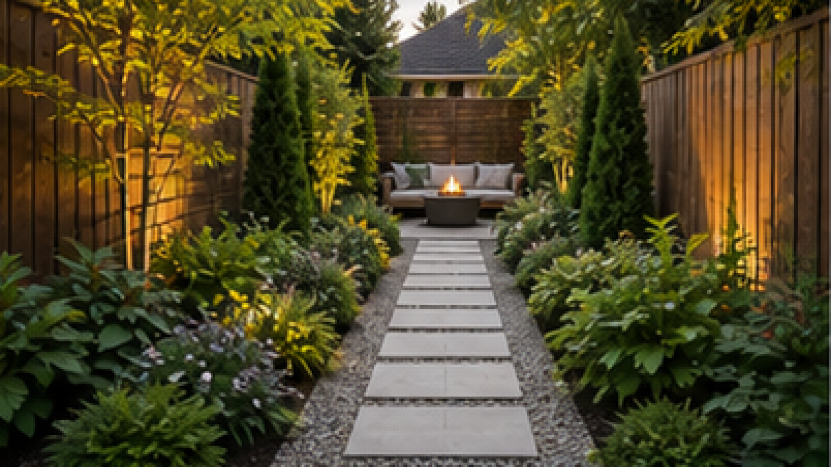 Narrow Backyard Landscaping Ideas second view