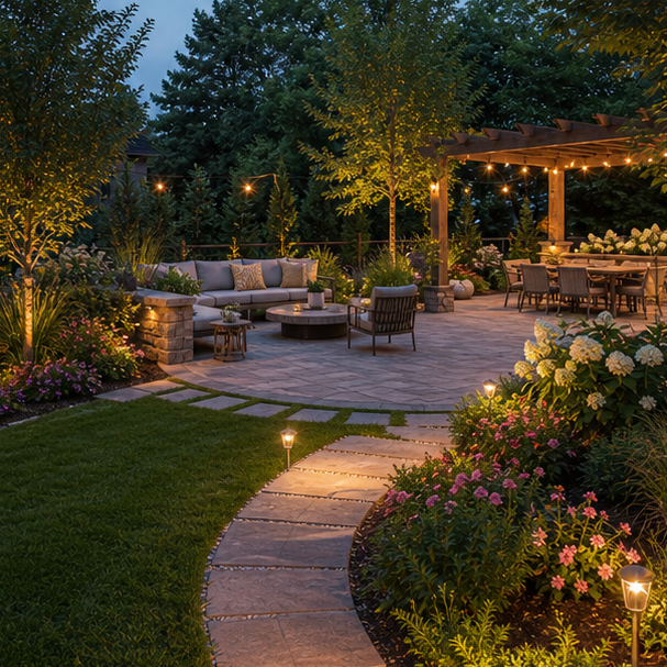 Outdoor Living Landscaping Ideas with second view