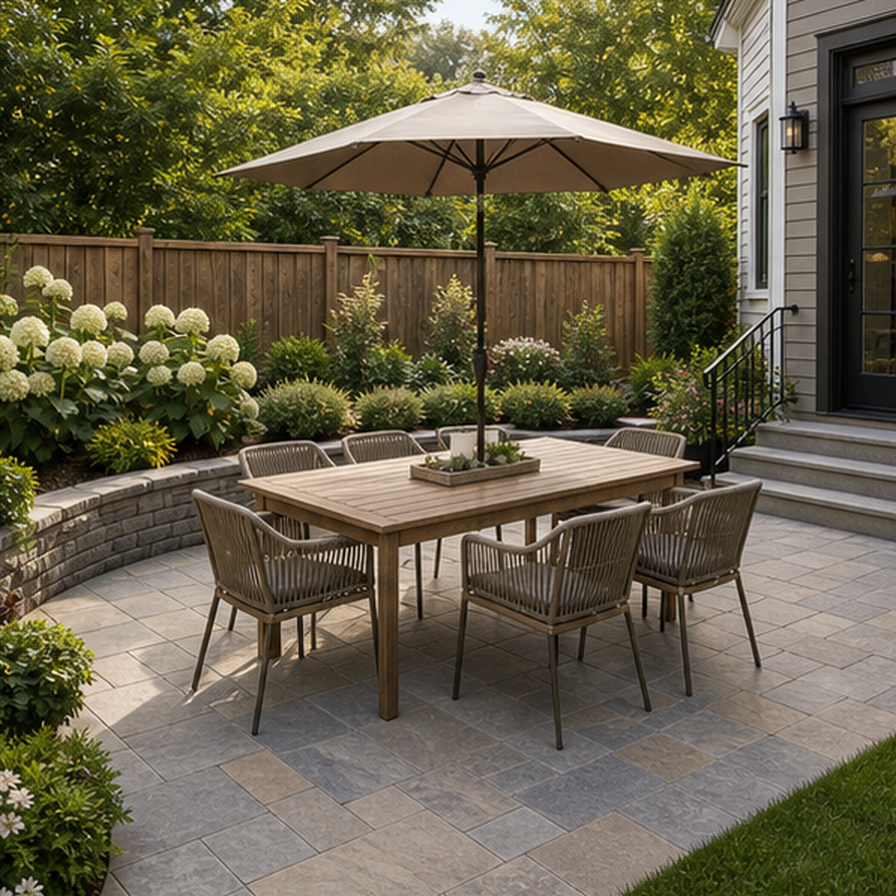 Patio Ideas in a real setting