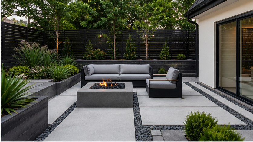 Patio Ideas with modern lines