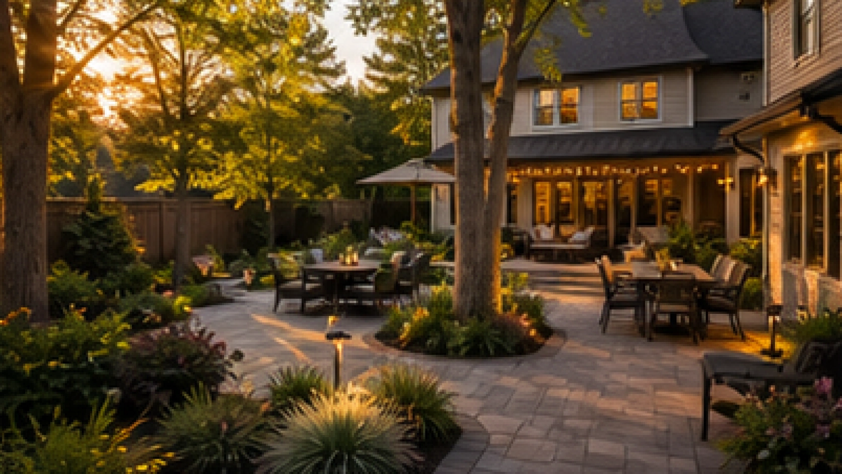 Patio Landscaping Ideas in a real yard