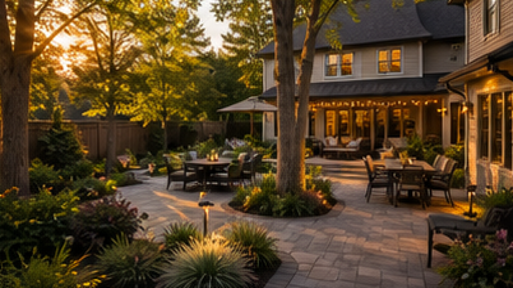 Patio Landscaping Ideas in a real yard