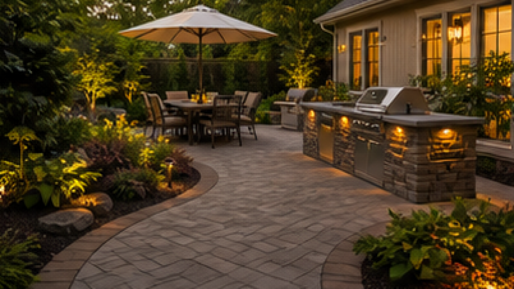 Patio Landscaping Ideas layout idea