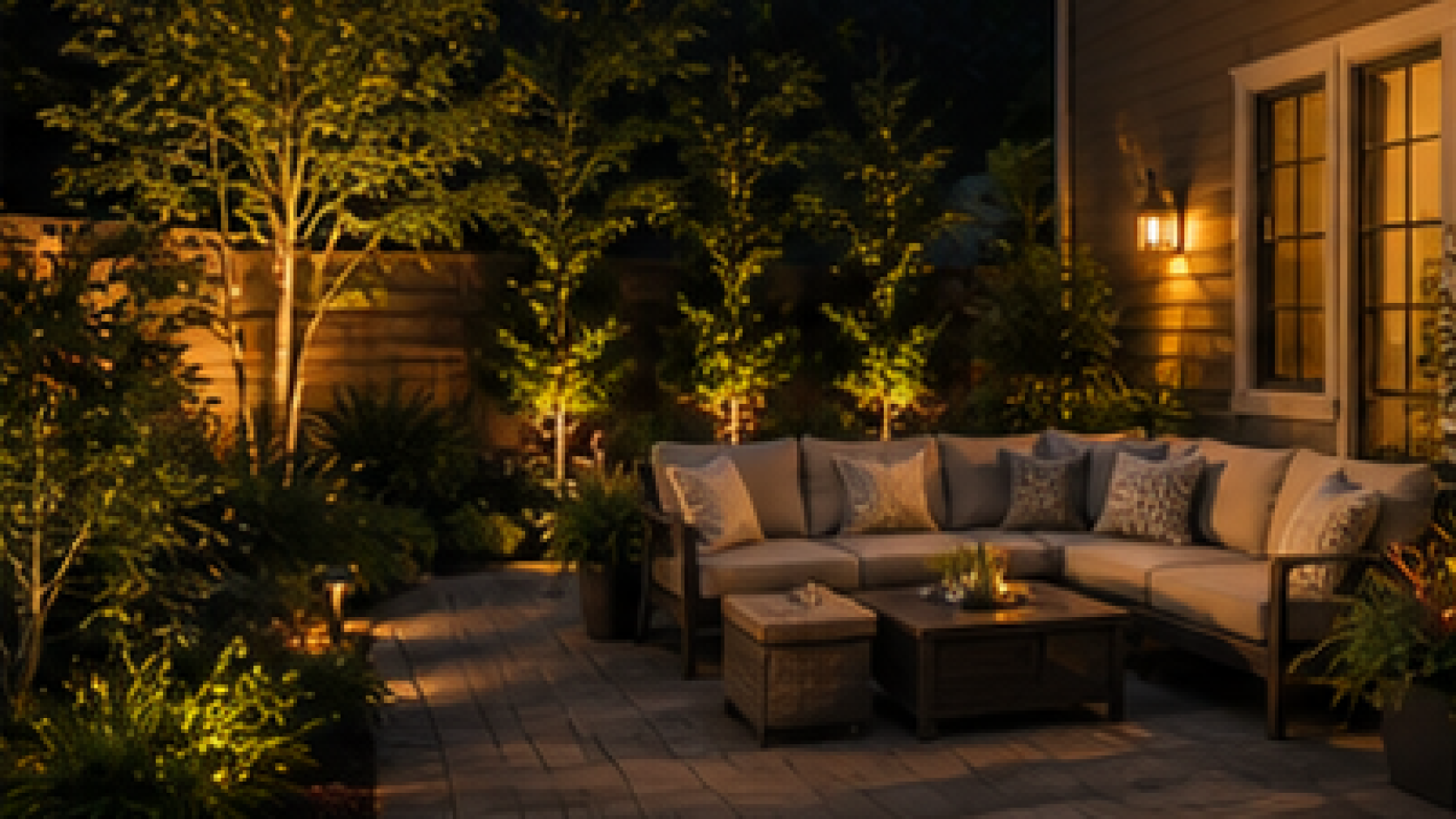Patio Landscaping Ideas lighting idea