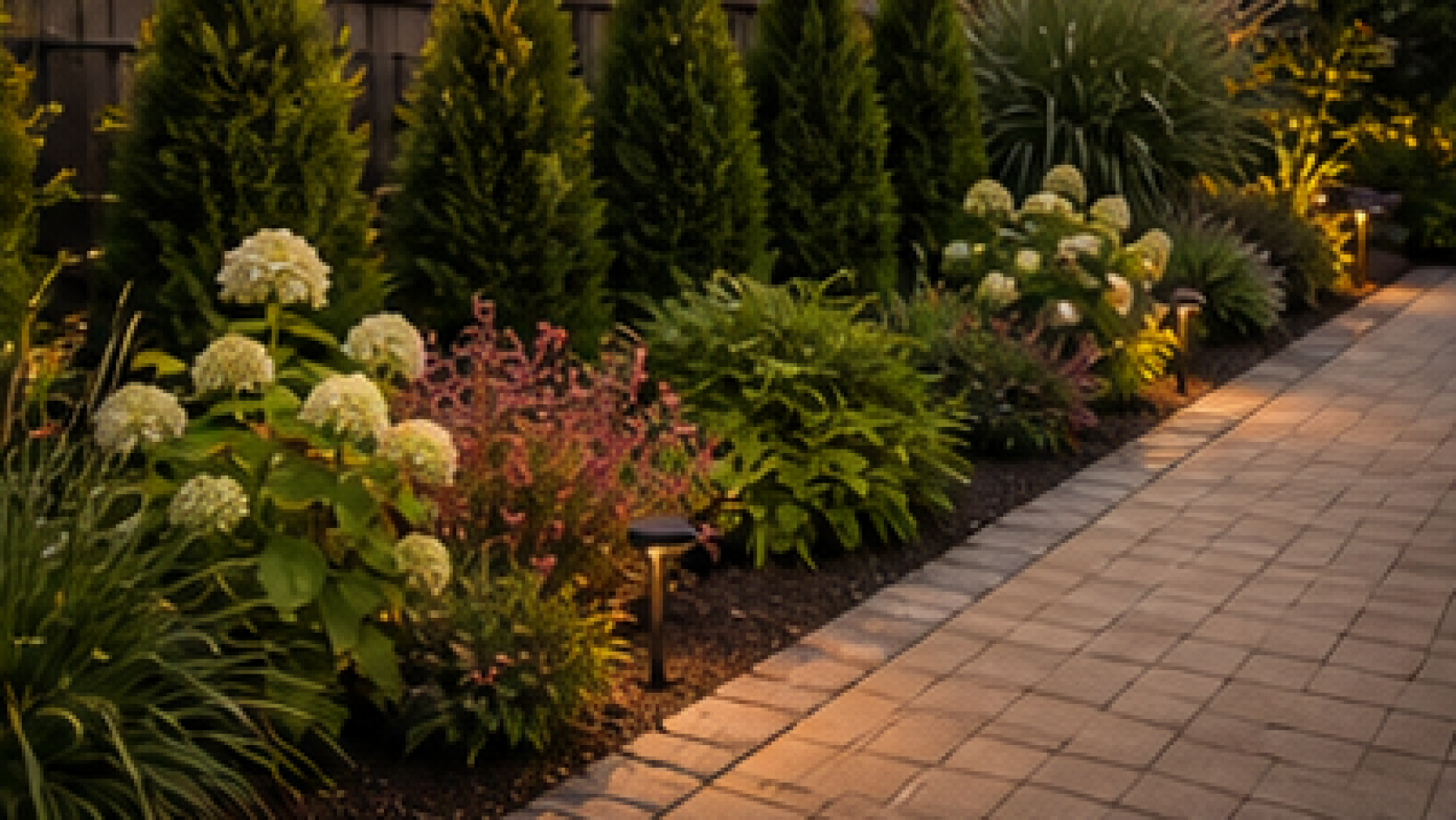 Patio Landscaping Ideas materials and planting