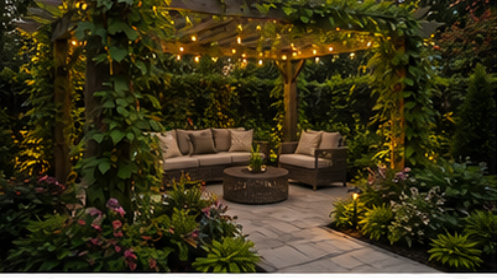 Pergola Landscaping Ideas with pergola accent