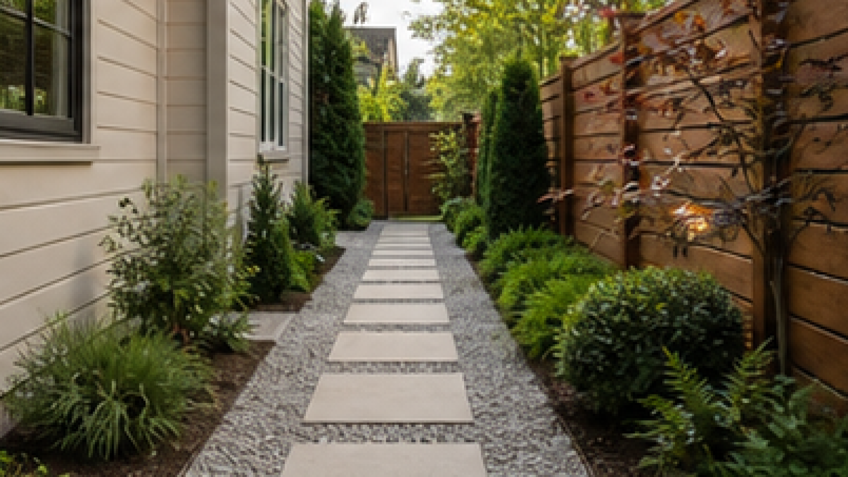 Side Yard Walkway Ideas layout idea