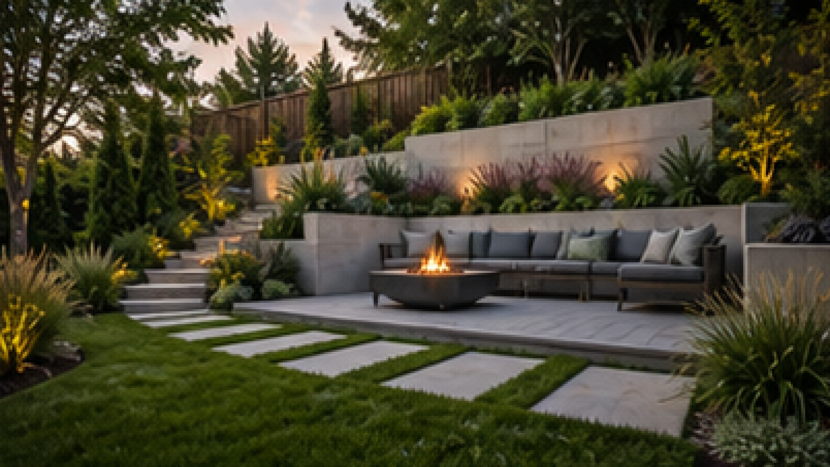 Sloped Backyard Landscaping Ideas alternate style
