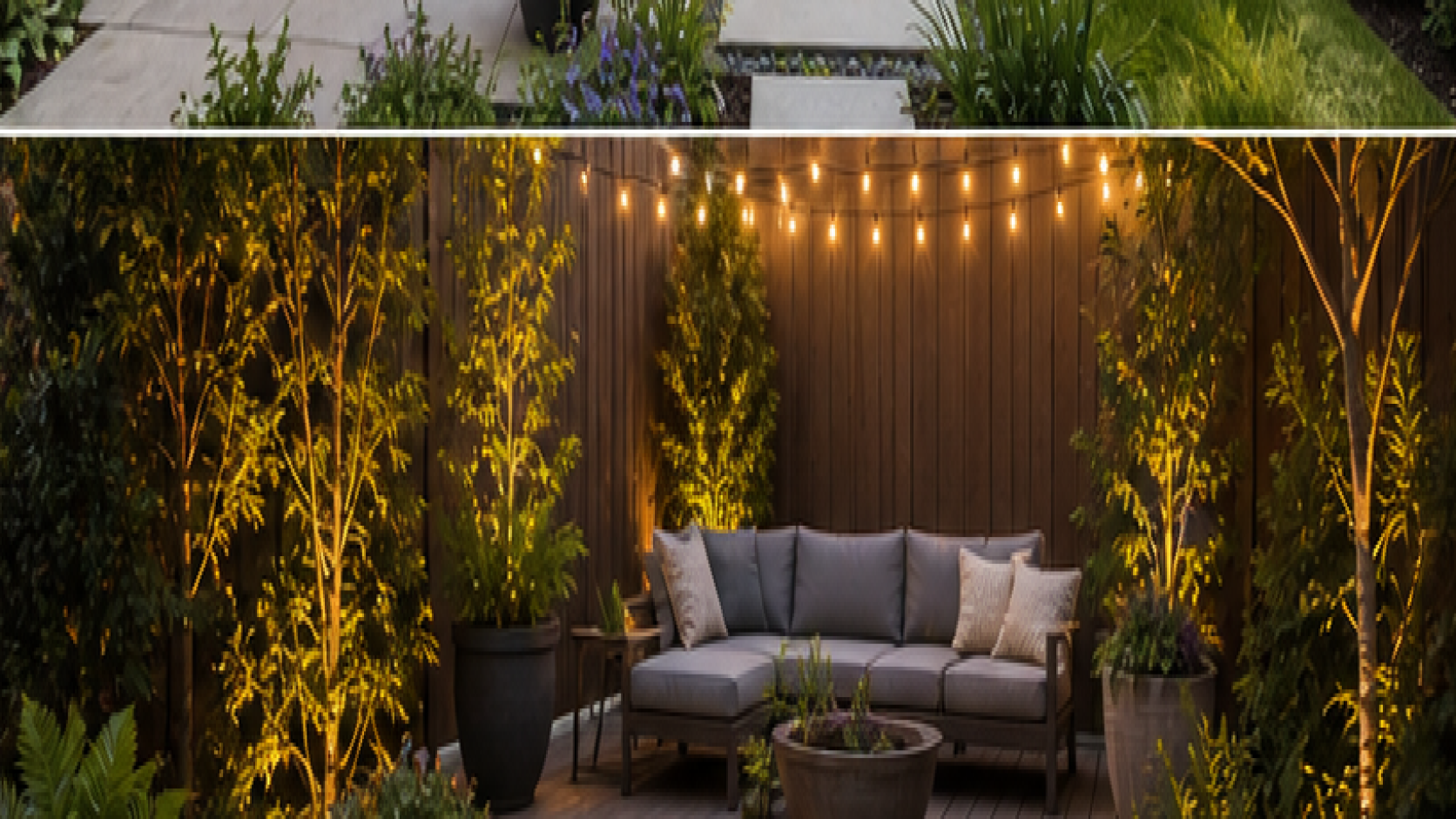 Small Backyard Landscaping Ideas lighting idea