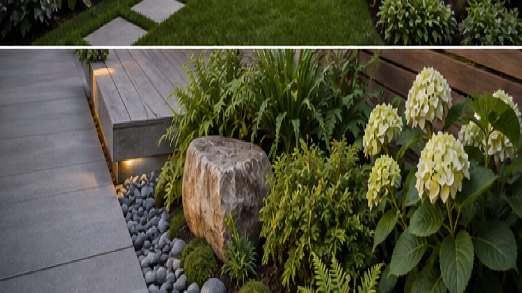 Small Backyard Landscaping Ideas materials and planting