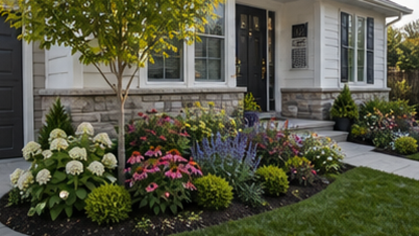 Small Front Yard Flower Bed Ideas overview