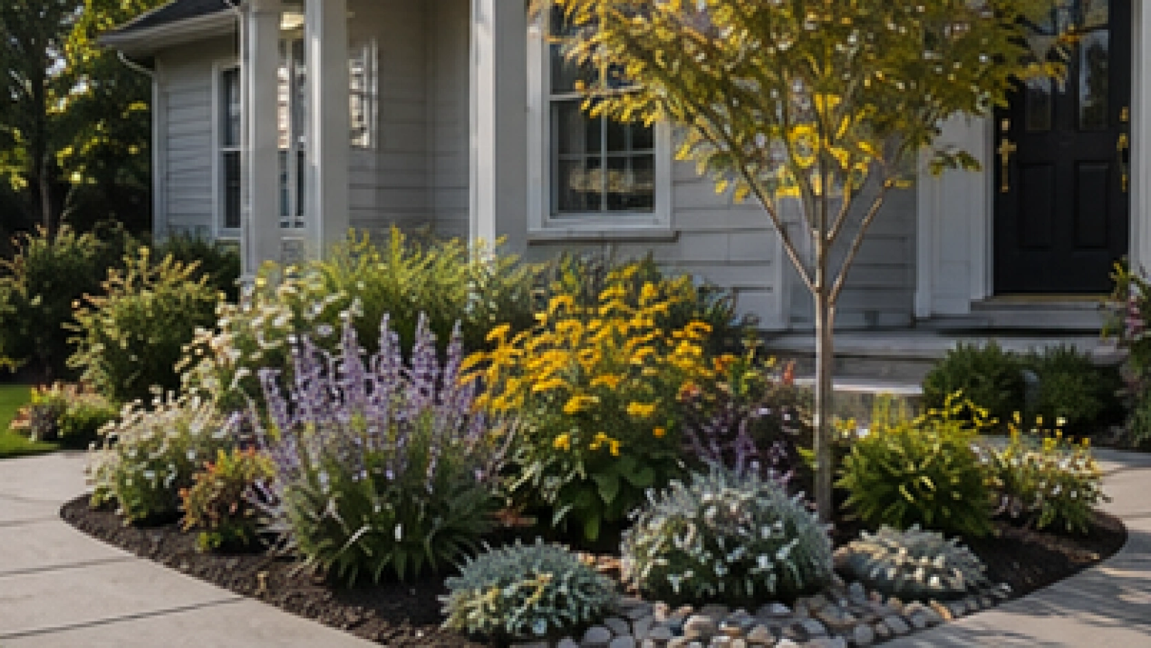 Small Front Yard Flower Bed Ideas alternate style