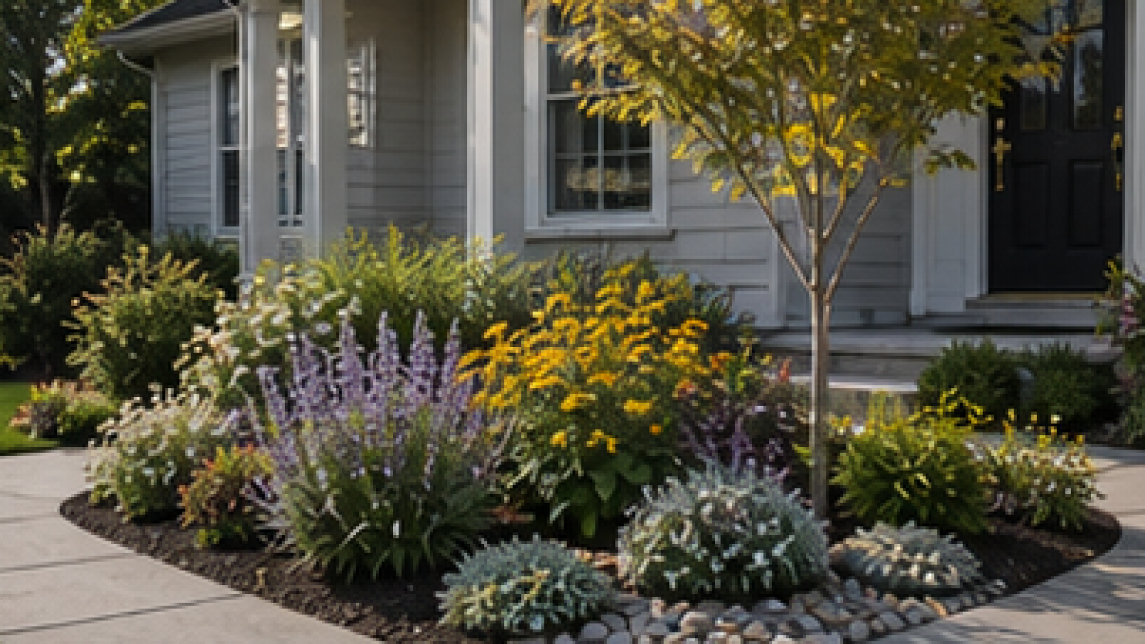 Small Front Yard Flower Bed Ideas alternate style