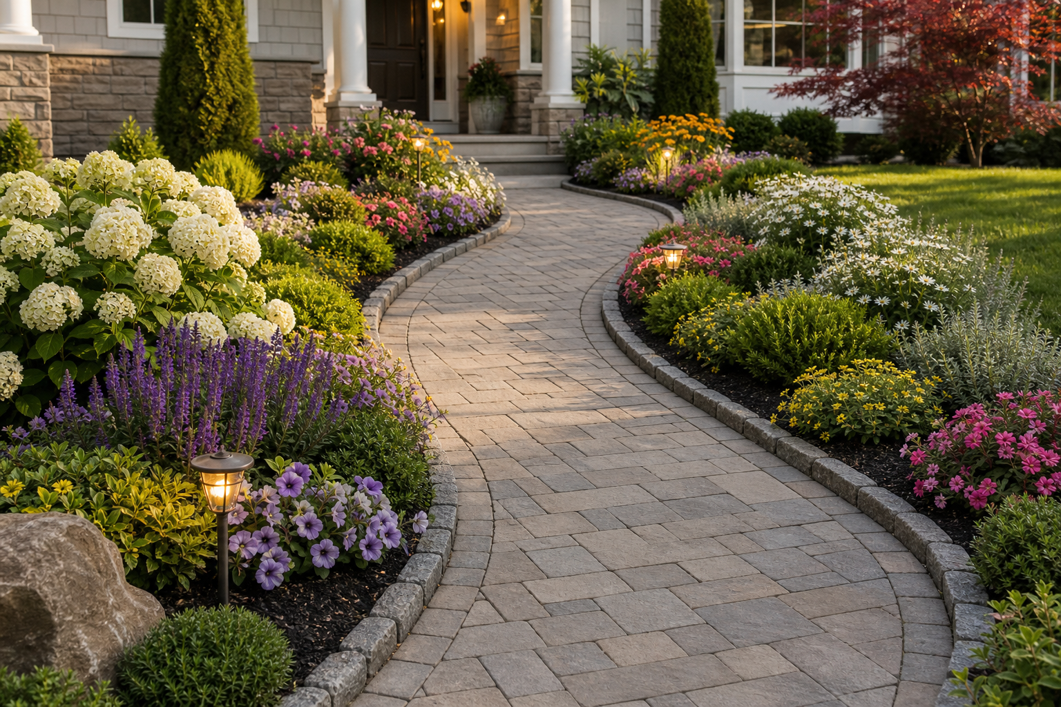 Walkway Border Ideas overview